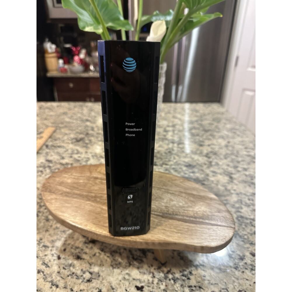 AT&T Arris BGW210 WiFi router with power cord